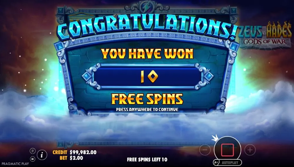 Essayer Zeus vs Hades en version d&eacute;monstration Pragmatic Play