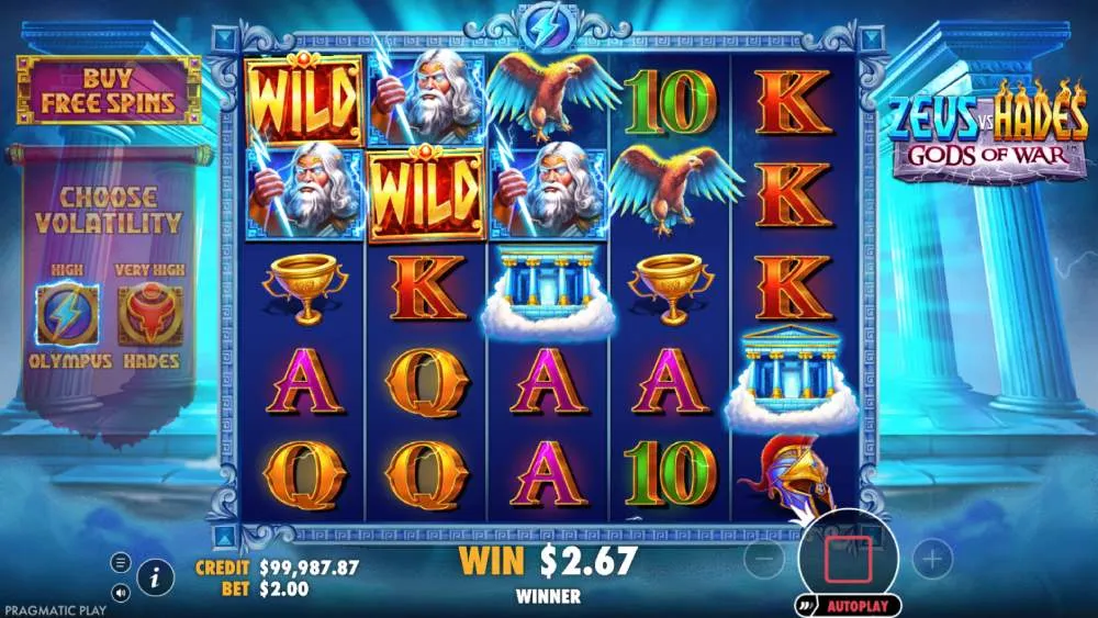 Panorama des bonus de Zeus vs Hades